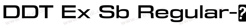 DDT Ex Sb Regular字体转换